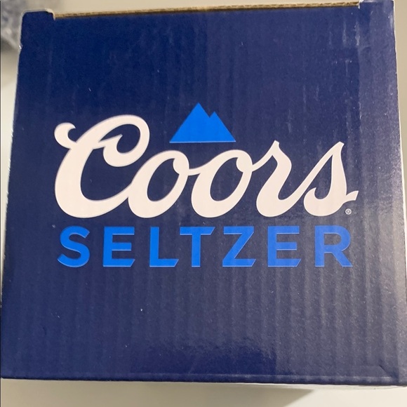 Coors Seltzer Slushie Cup with spoon straw NWOT - Picture 4 of 9